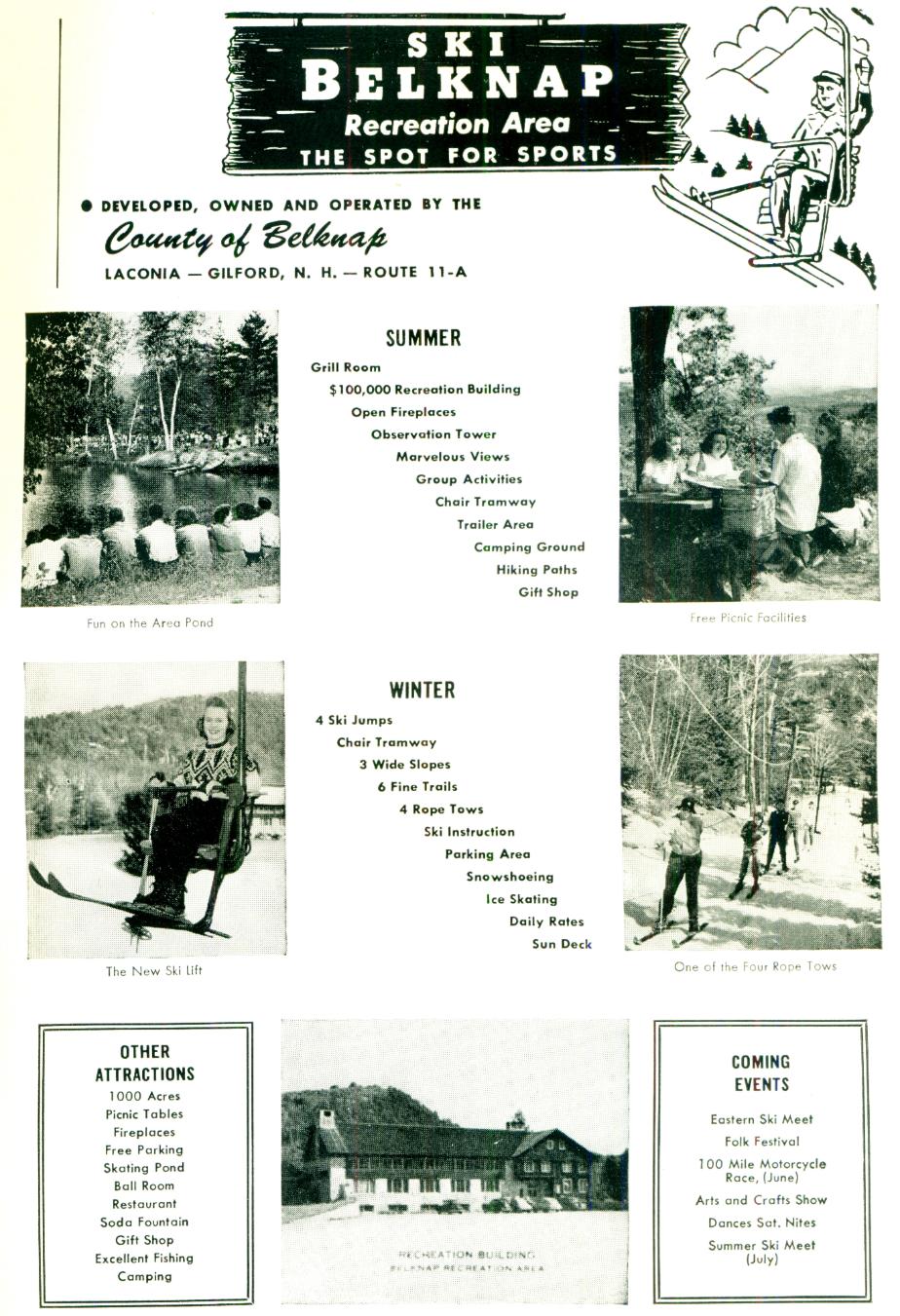 Belknap Recreation Area - Laconia 1953