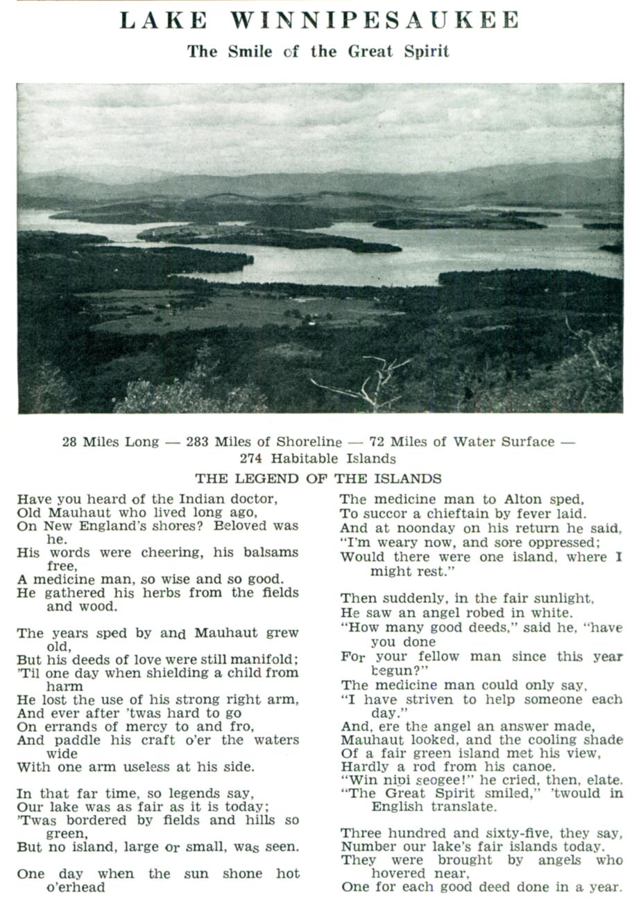 Legend of the Islands - Lake Winnipesaukee 1953