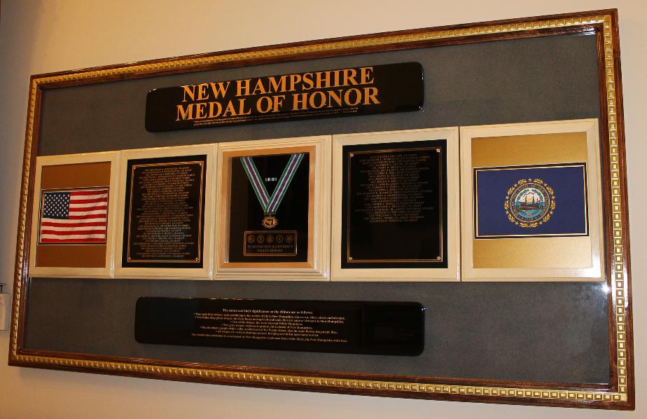 NH Medal of Honor State House Display