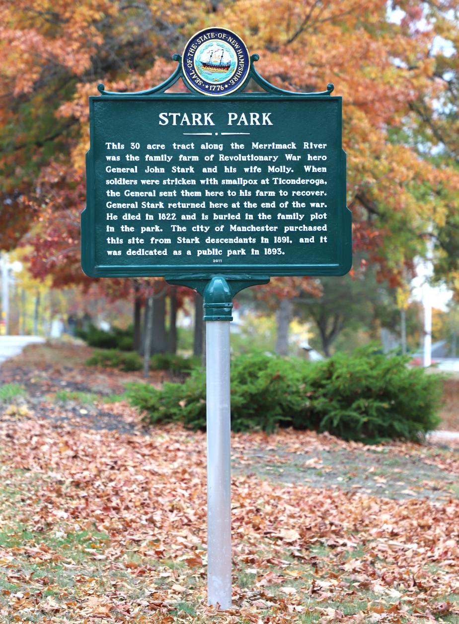 General John Stark Park Manchester New Hampshire