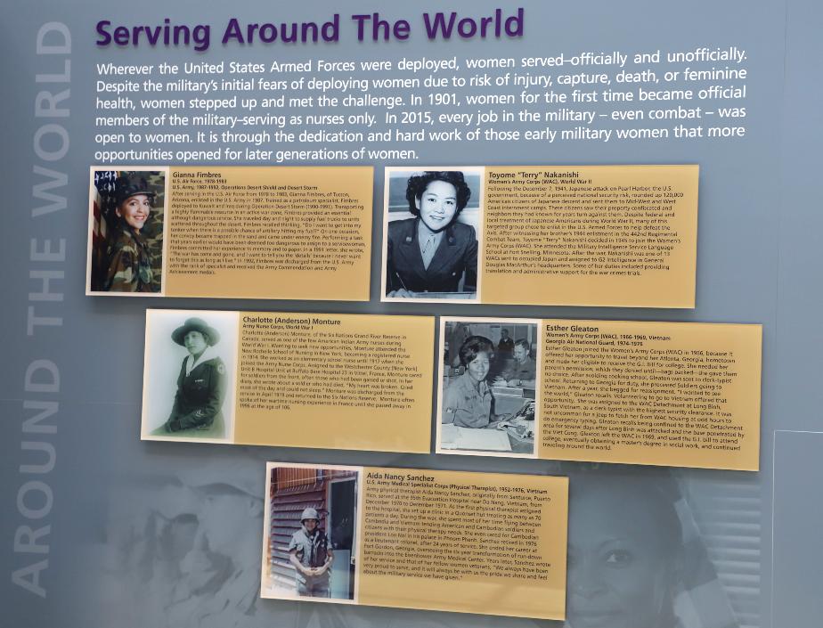 Military Women's Memorial - Serving Around the World