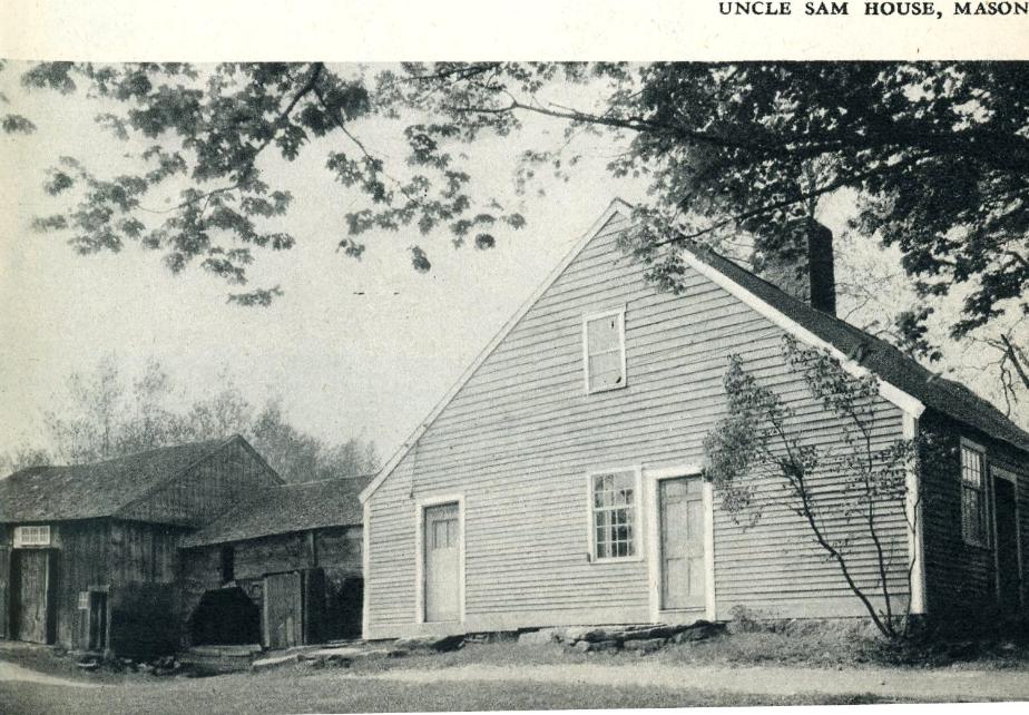 Uncle Sam House Mason NH 1938