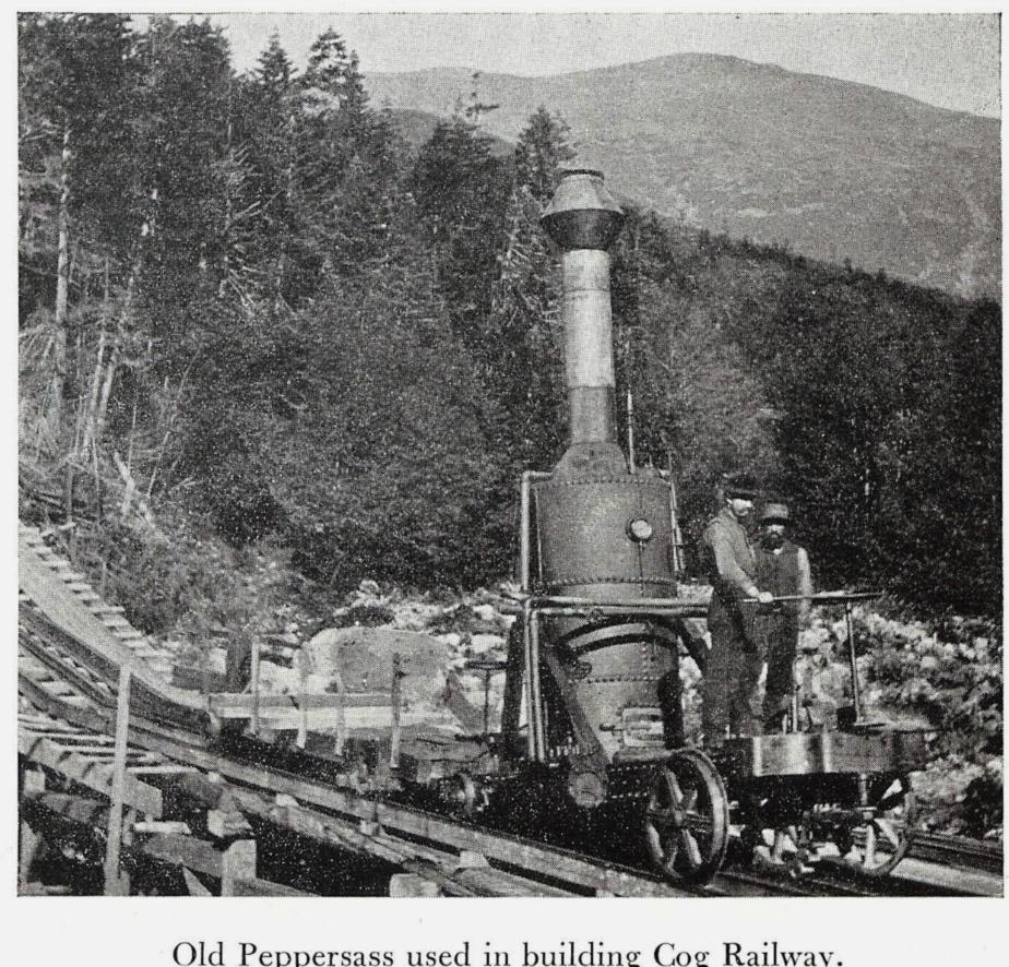 Old Peppersass building the Cog Railway