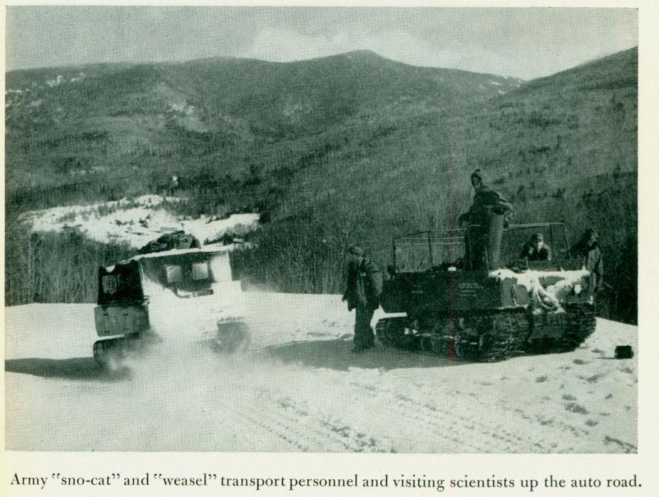 Snow Cat on Mount Washington