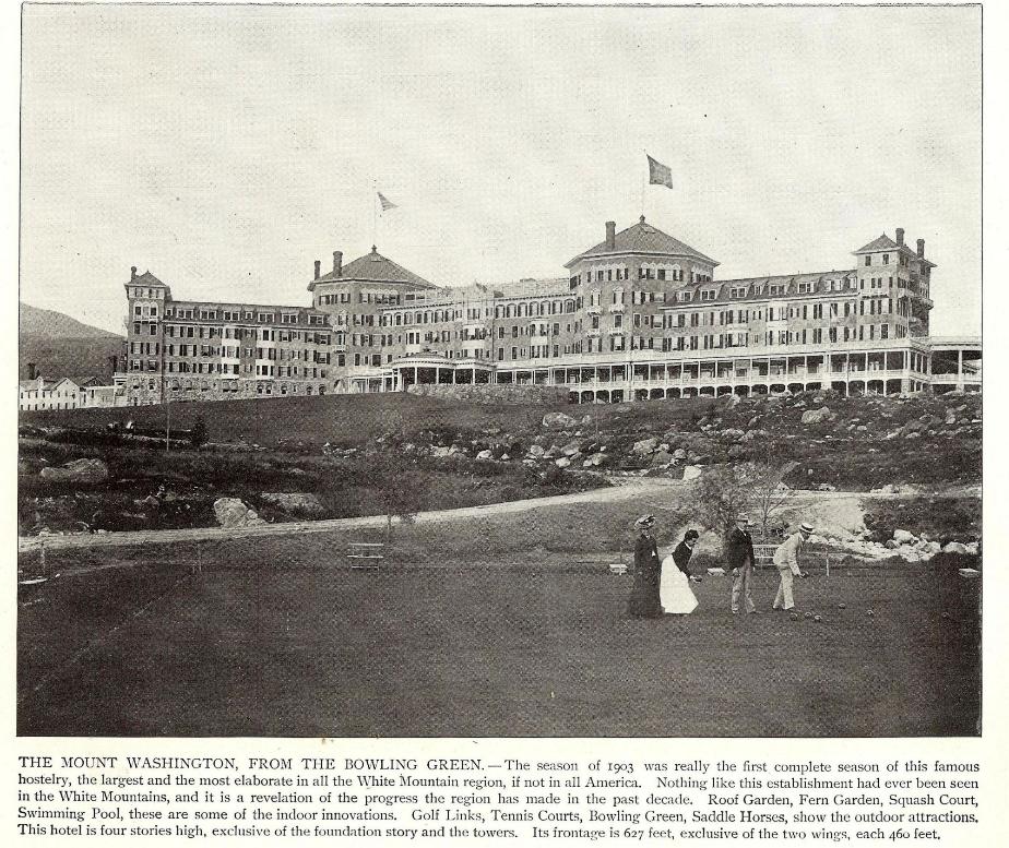 Mount Washington Hotel, Bretton Woods 1903