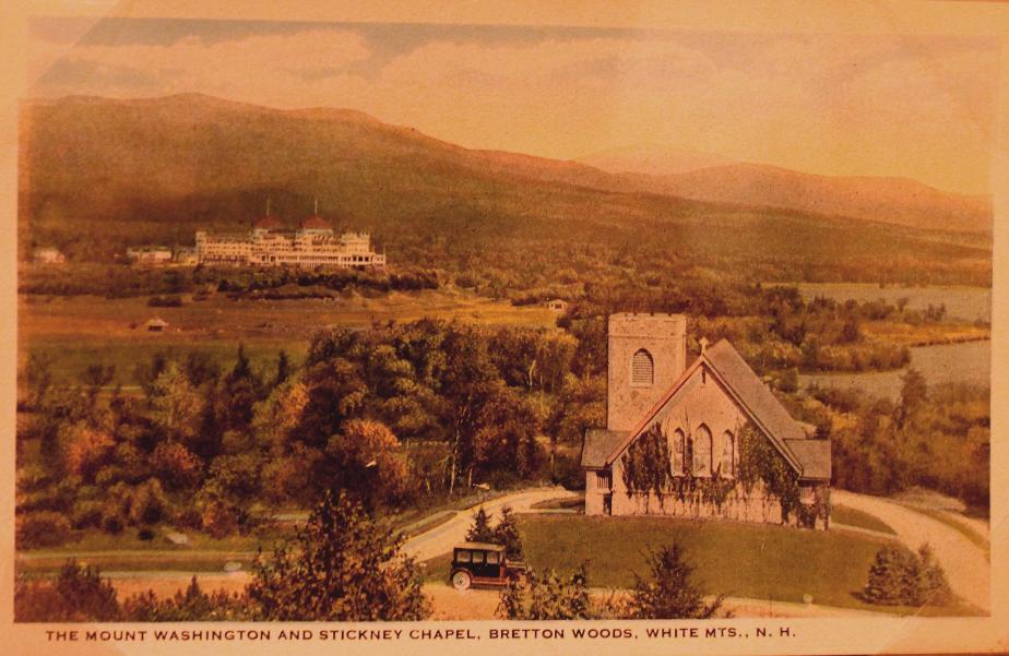 Mount Washington Hotel & Stickney Chapel Postcard