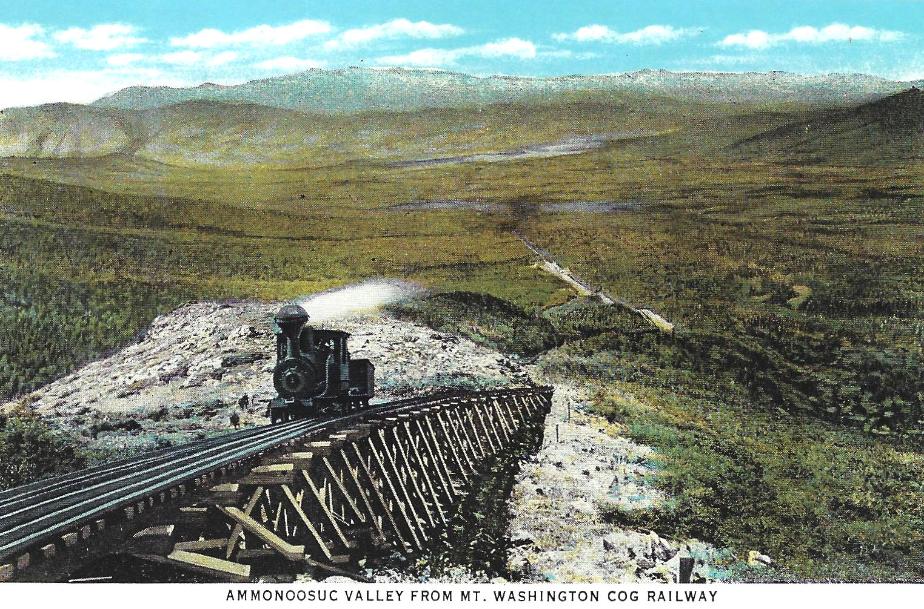 Mt Washington Postcard Set - 1931 - Cog and Ammonoosuc Valley