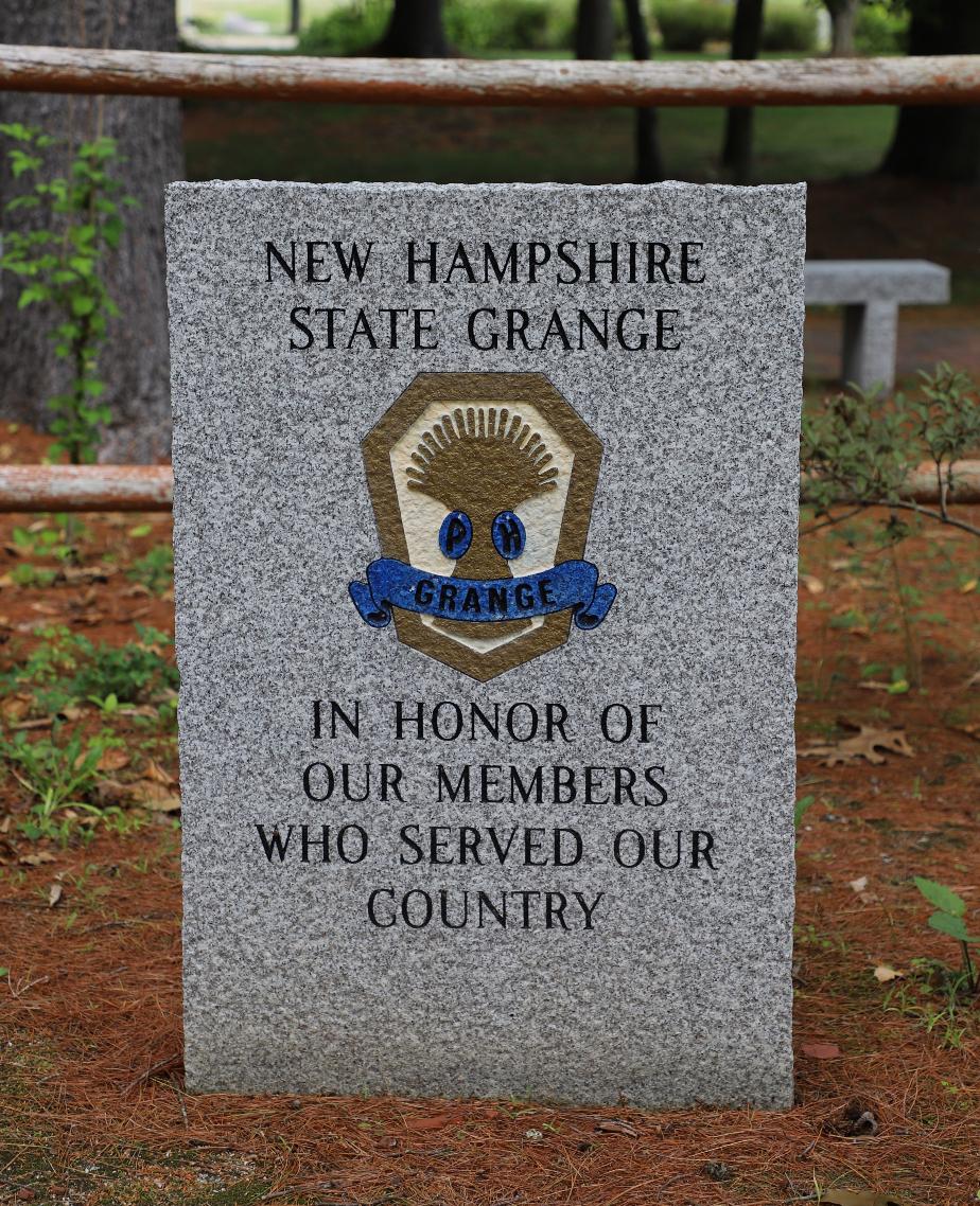 NH State Veterans Cemetery - New Hampshire State Grange Memorial