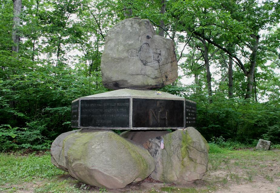 5th New Hampshire Gettysburg Monument