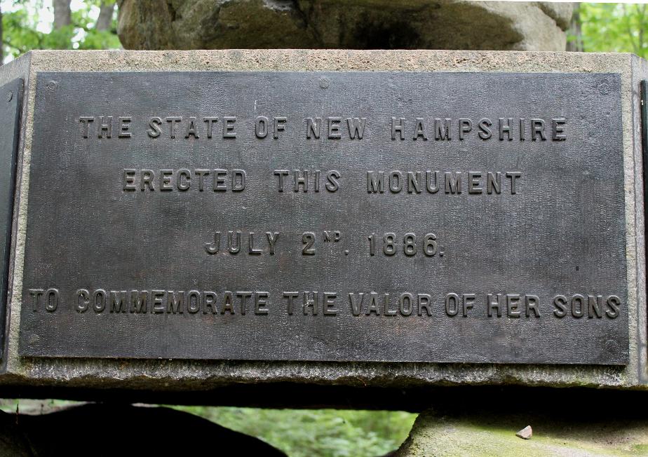 5th New Hampshire Gettysburg Monument