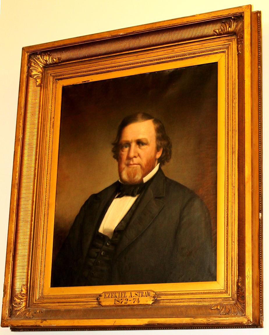 Ezekiel Straw NH Governor, NH State House Portrait