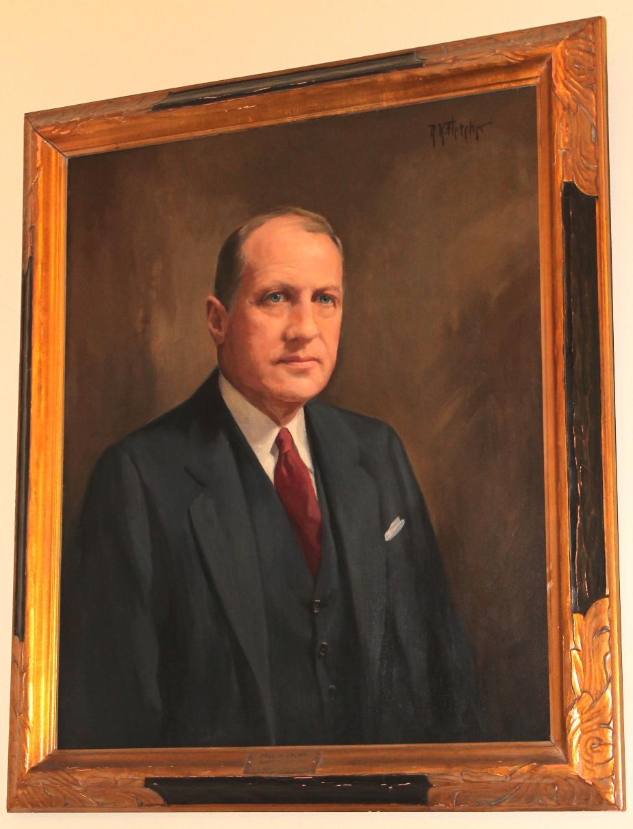 Governor Fred H Brown NH State House Portrait