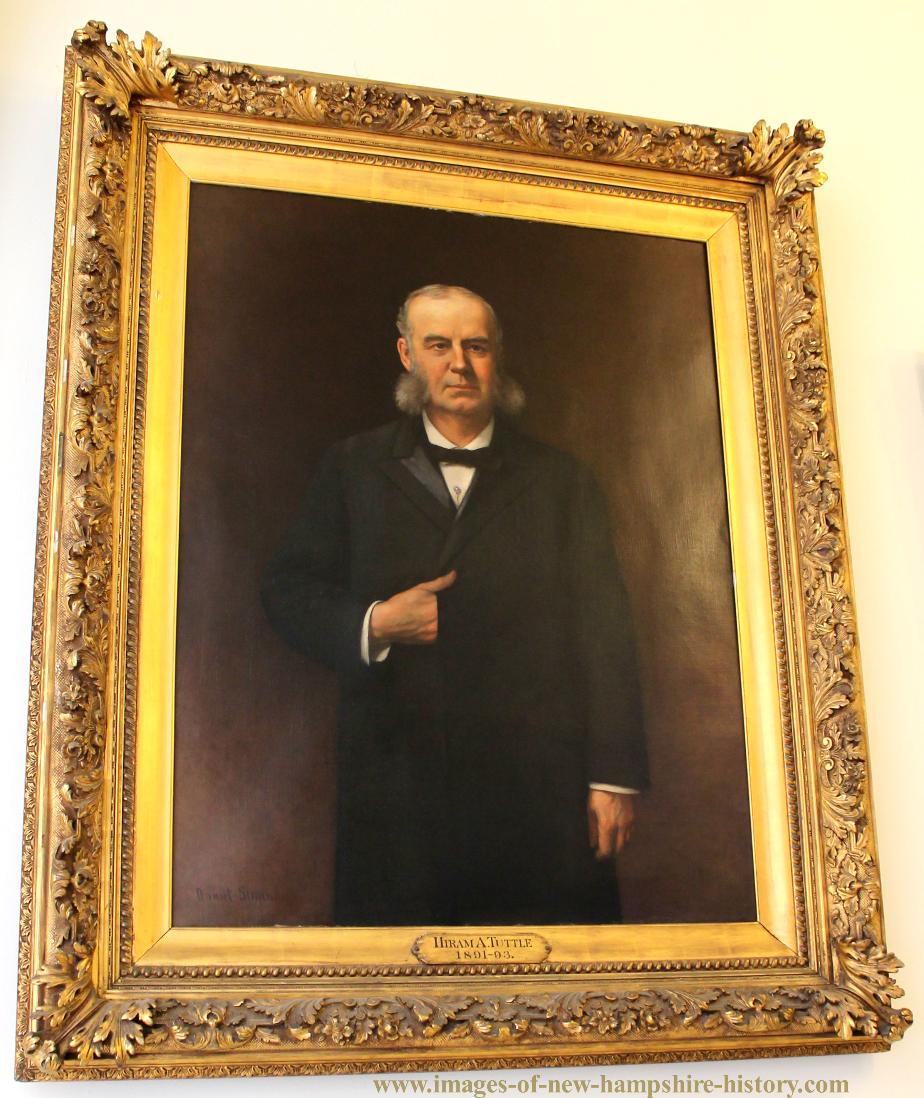 Hiram A Tuttle NH State House Portrait