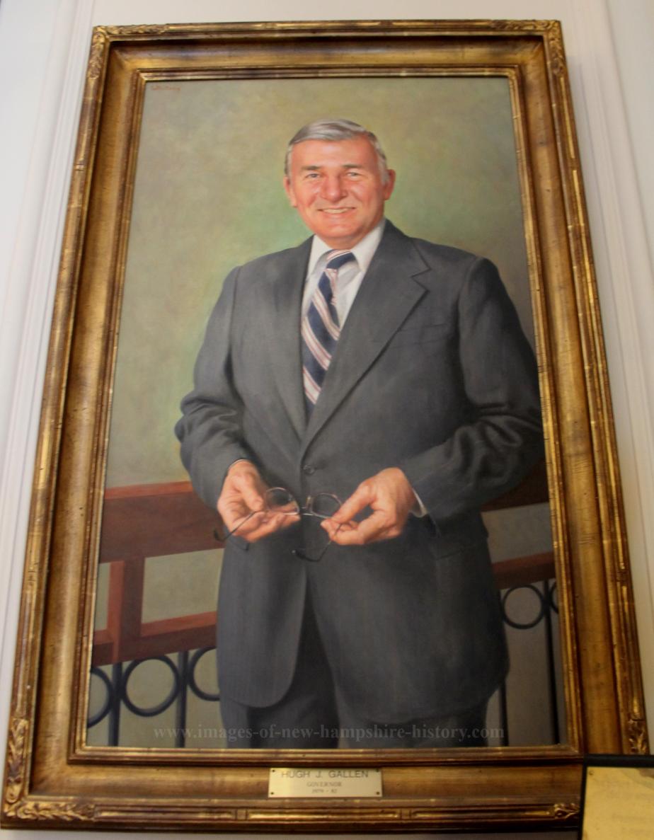 Governor Hugh Gallen NH State House Portrait