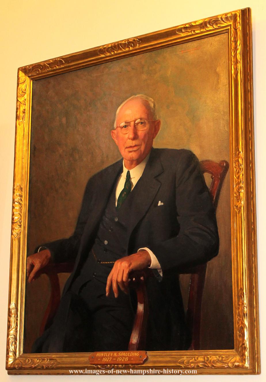 Governor Huntley Spaulding Nh State House Portrait