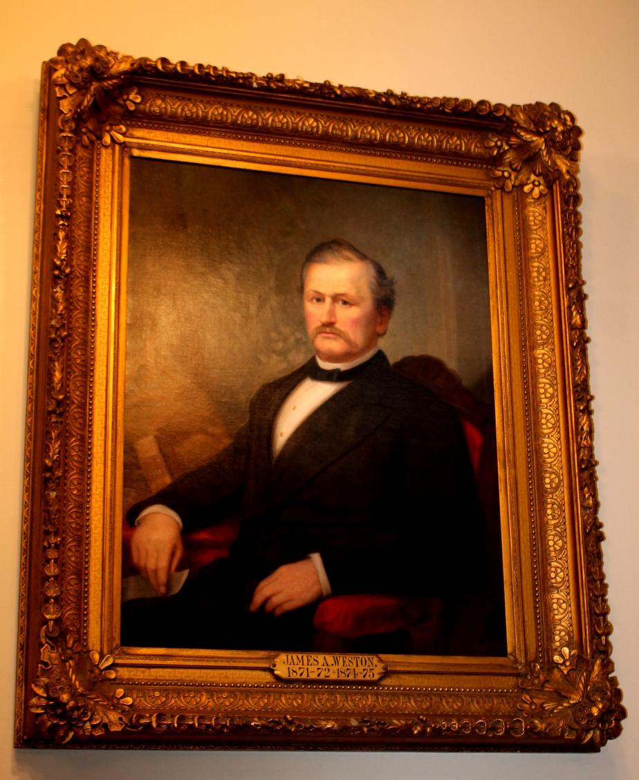 James Weston NH Governor 1871-1872 NH State House Portrait