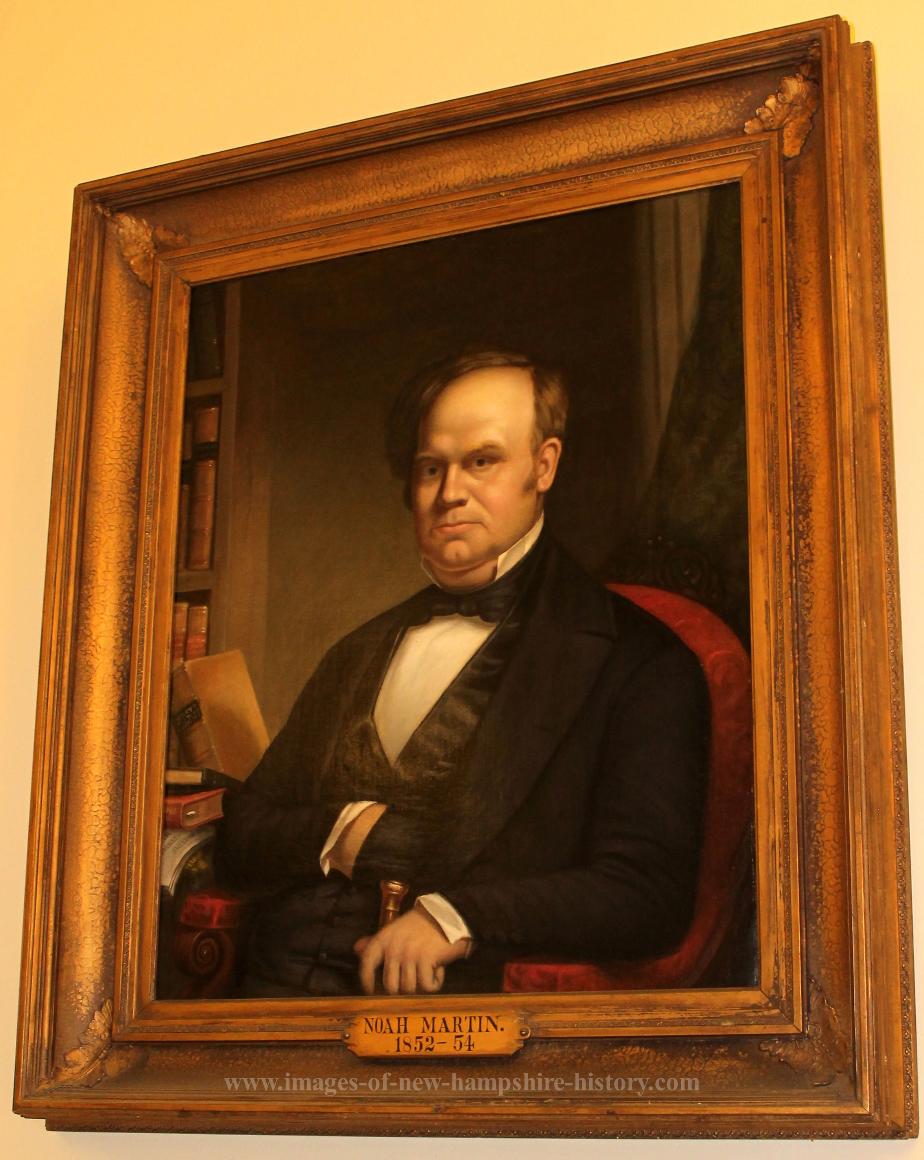 Noah Martin, NH Governor State House Portrait