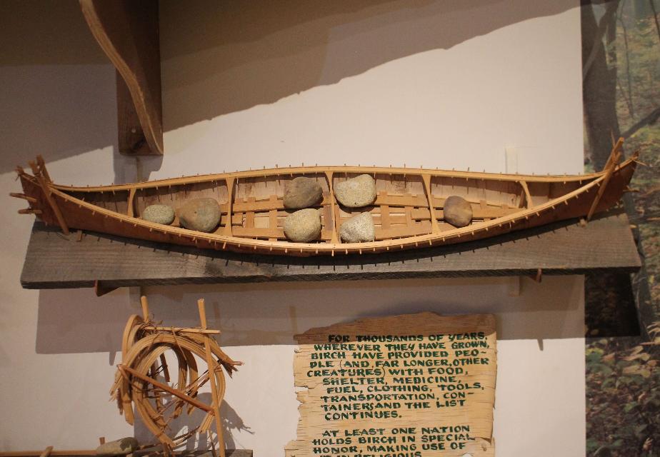 Mt Kearsarge Indian Museum - Birchbark Canoe