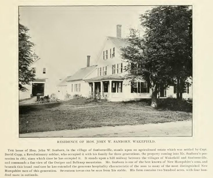 John W Sanborn House - Wakefield