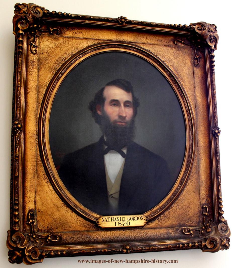 Nathaniel Gordon - NH Senate President 1870 - NH State House Portraits