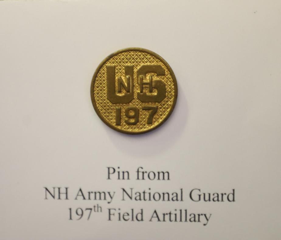 NH State Veterans Cemetery National Guard Pin