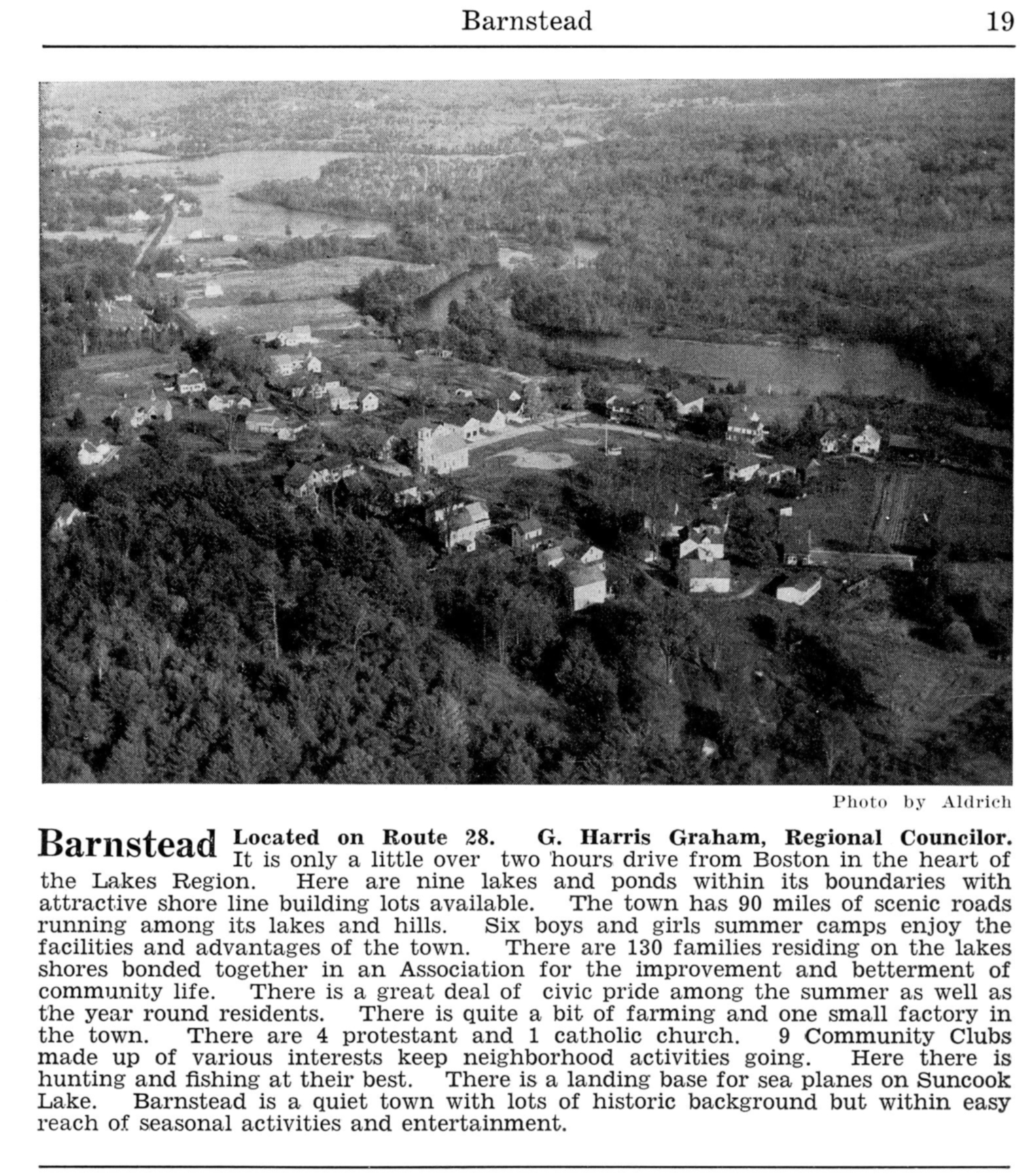 Barnstead - Lakes Region 1954