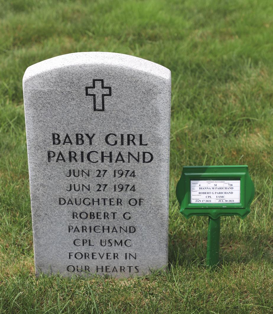 Baby Girl Parichand - NH State Veterans Cemetery