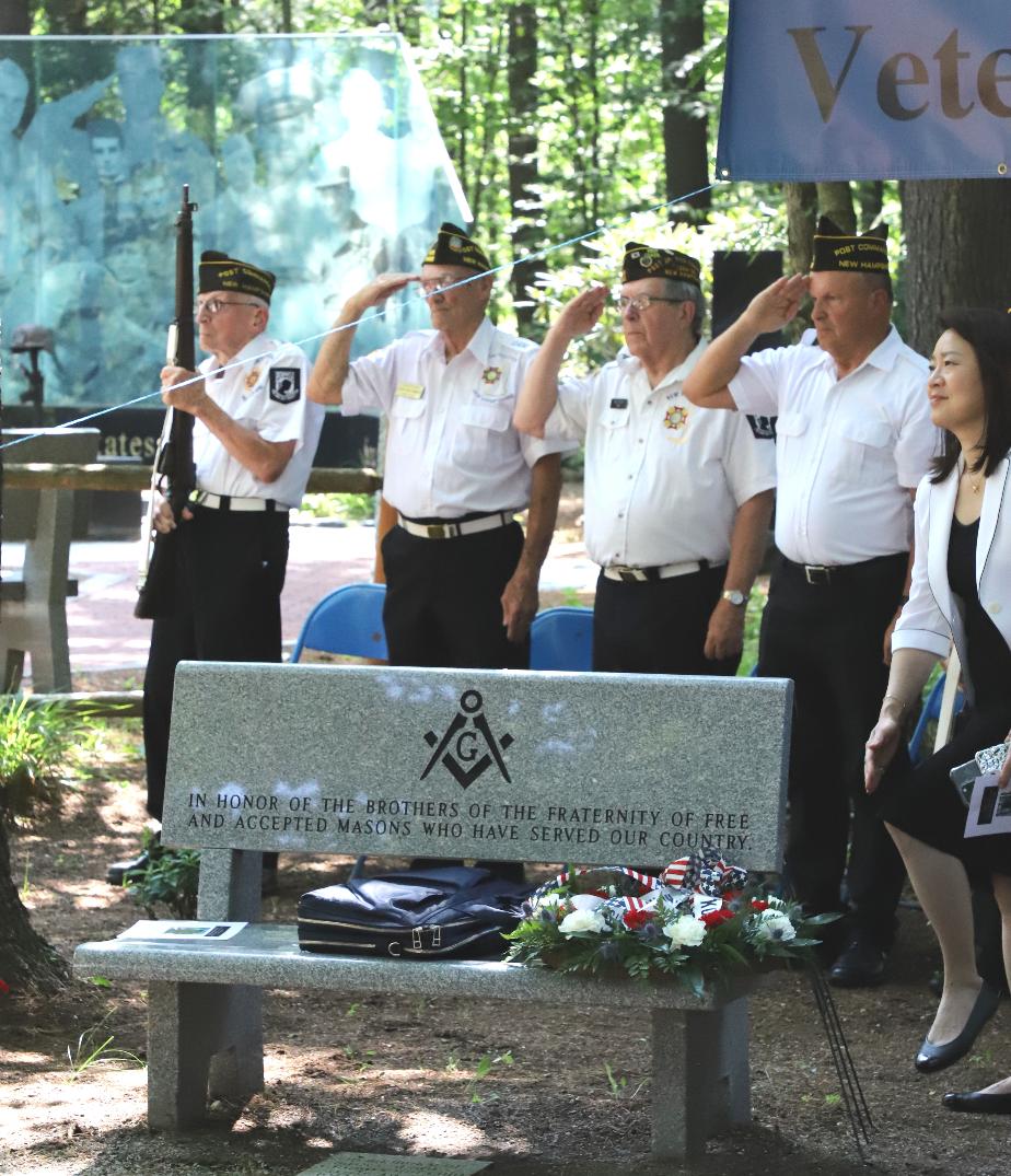 Contoocook NH VFW -  Korean War Armistice 70th Anniversary Ceremony at the NH State Veterans Cemetery