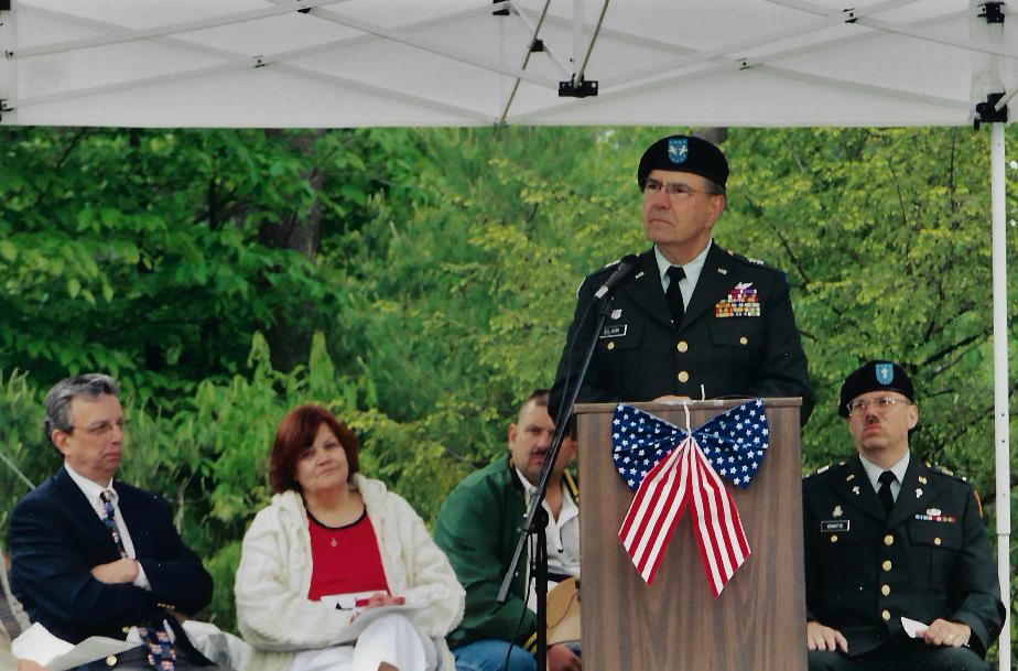 General John E Blair - Dedication of the NH Vietnam Veterans Memorial May 22 2004