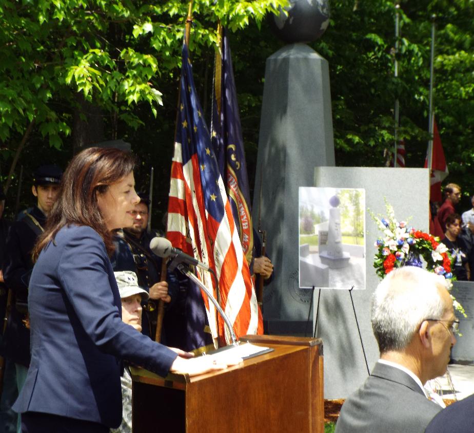 NH State Veterans Cemetery - Global War on Terrorism Memorial Dedication - Kelly Ayotte