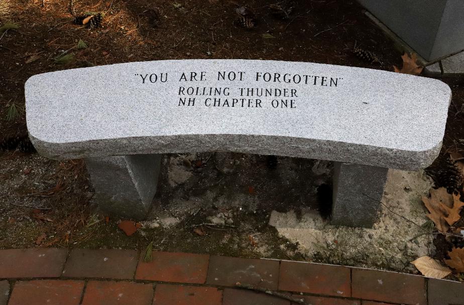 NH State Veterans Cemetery - Rolling Thunder NH Chapter One Memorial Bench