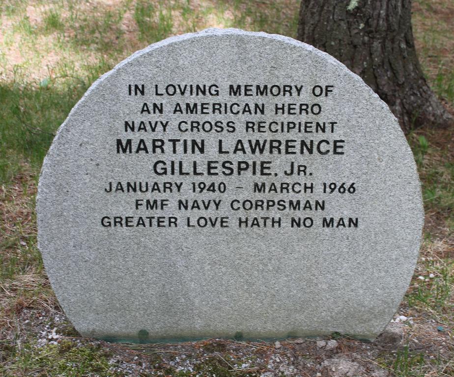NH State Veterans Cemetery Martin Lawrence Gillespie Jr Memorial