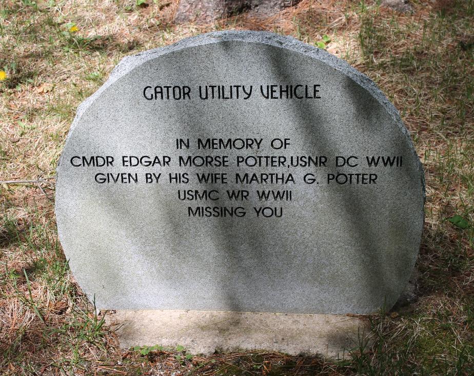 NH State Veterans Cemetery Edgar Morse Potter Memorial