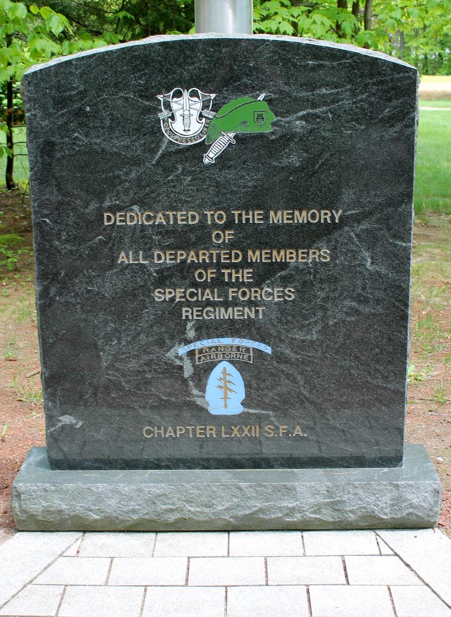 New Hampshire State Veterans Cemetery - Special Forces Regiment Memorial