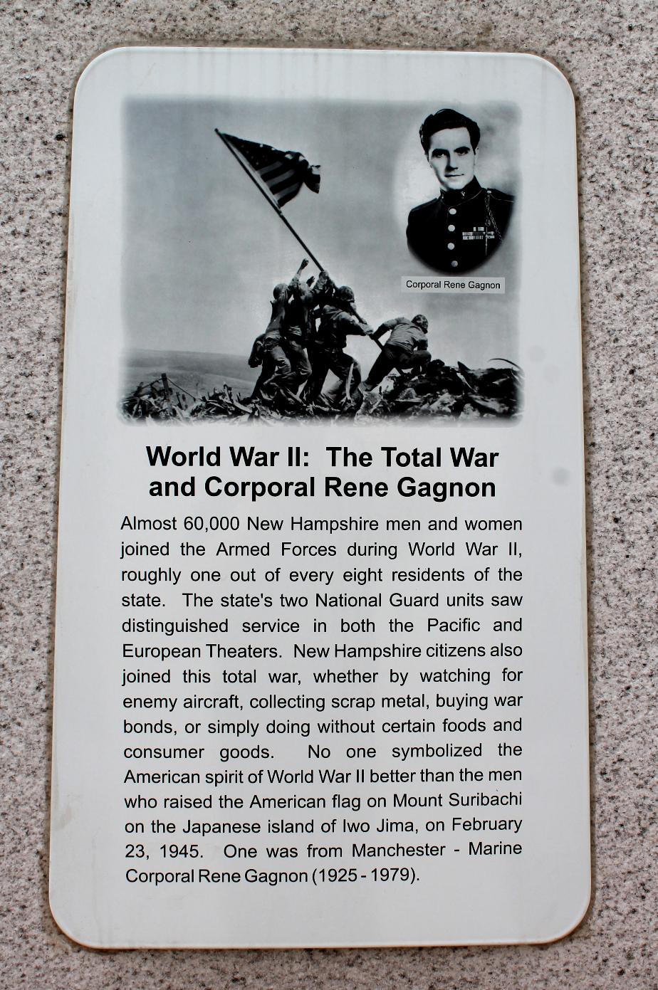 NH State Veterans Cemetery - World War II & Corporal Rene Gagnon