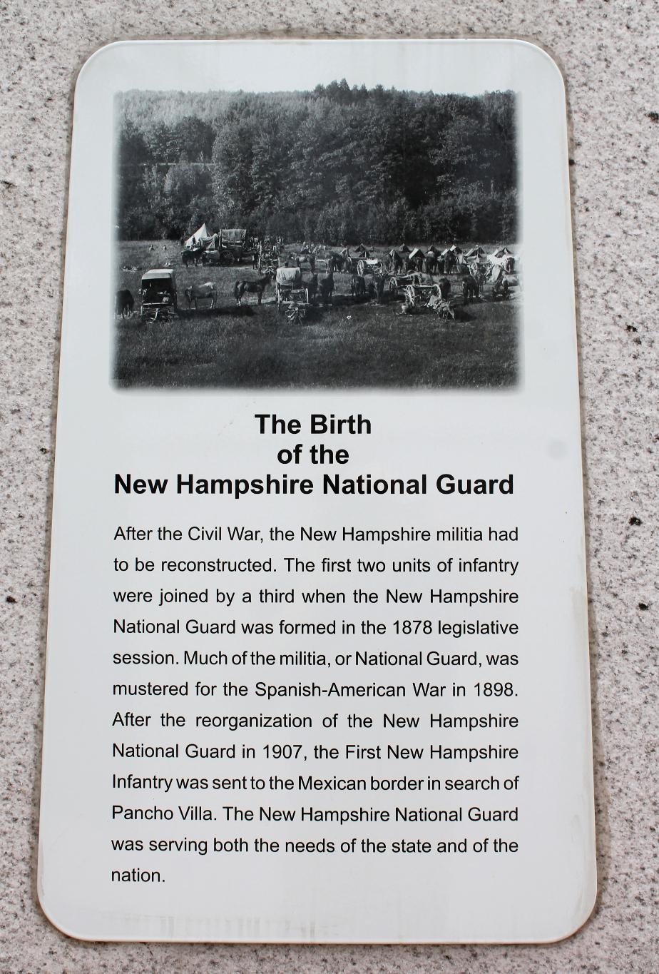 NH State Veterans Cemetery - Birth of the New Hampshire National Guard