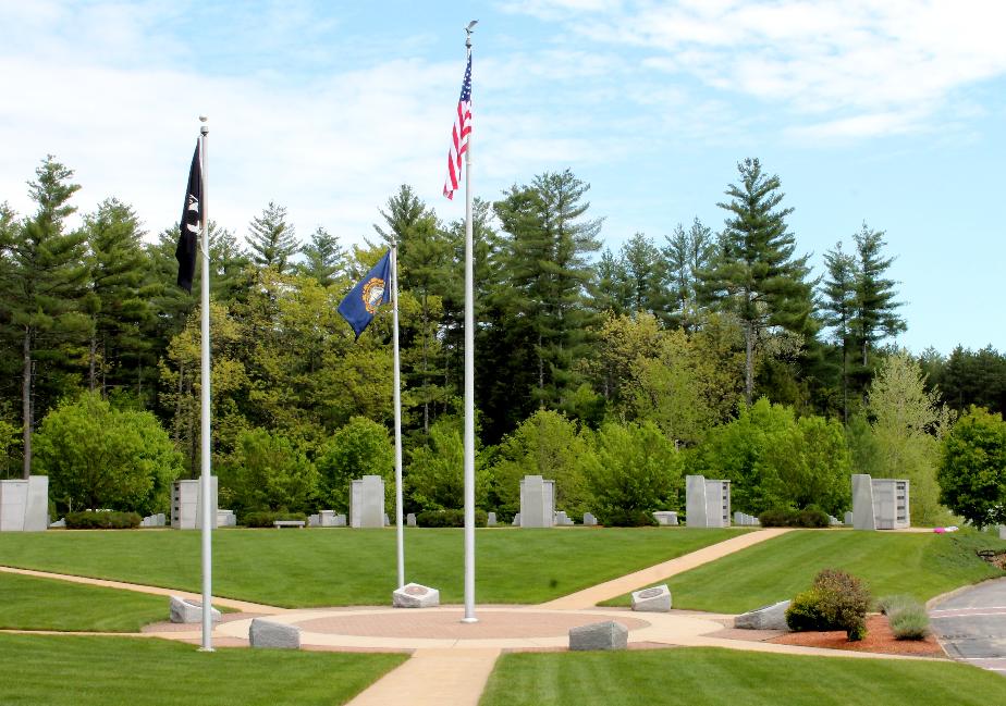 NH State Veterans Cemetery - The Circle of Flags