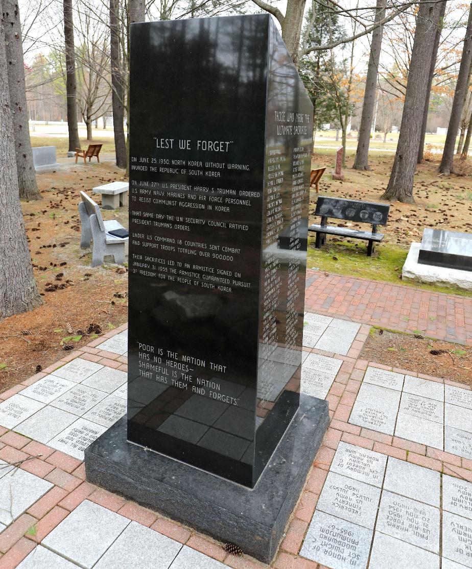 NH State Veterans Cemetery - Korean War Memorial