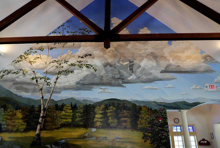 NH State Veterans Cemetery Chapel Mural