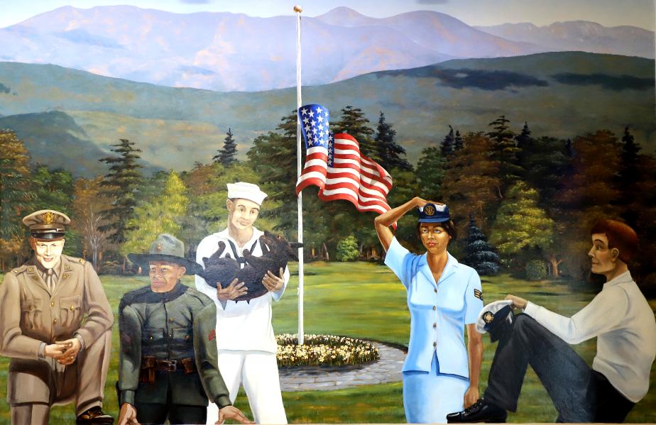 NH State Veterans Cemetery Chapel Mural