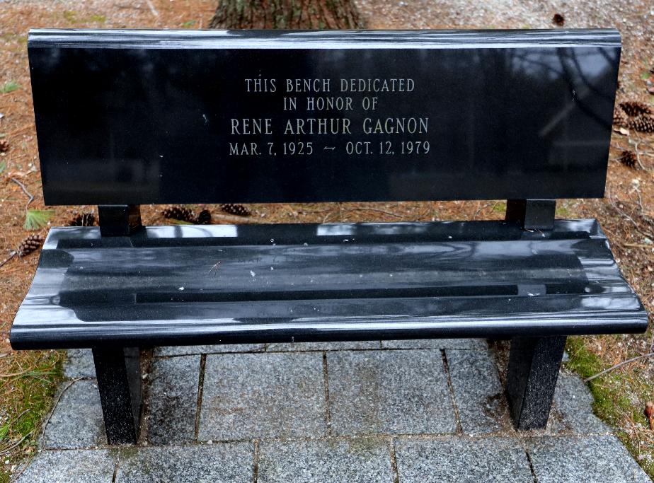 New Hampshure State Veterans Cemetery - Rene Arthur Gagnon Memorial Bench