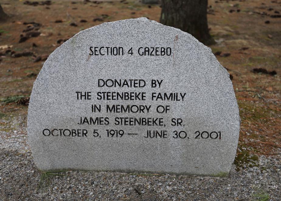 New Hampshire State Veterans Cemetery - #7 Section 4 Gazebo Donation - James Steenbeke