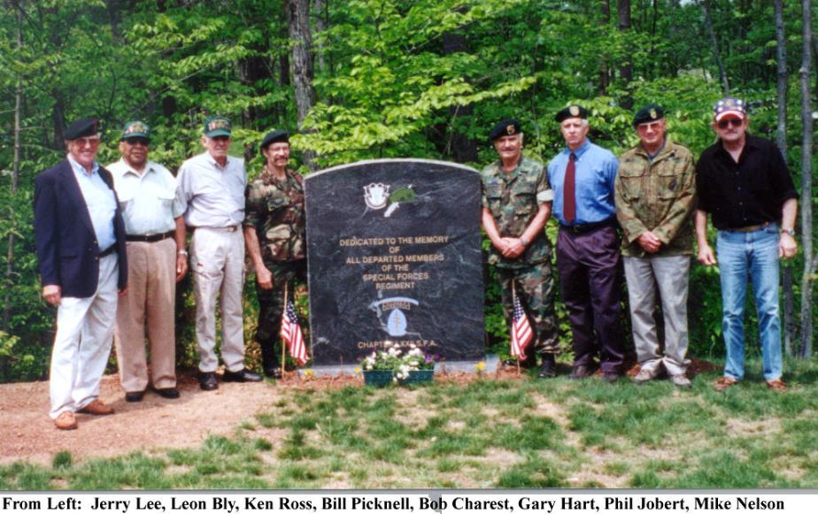 Special Forces Chapter 72 Dedication NH State Veterans Cemetery 2002