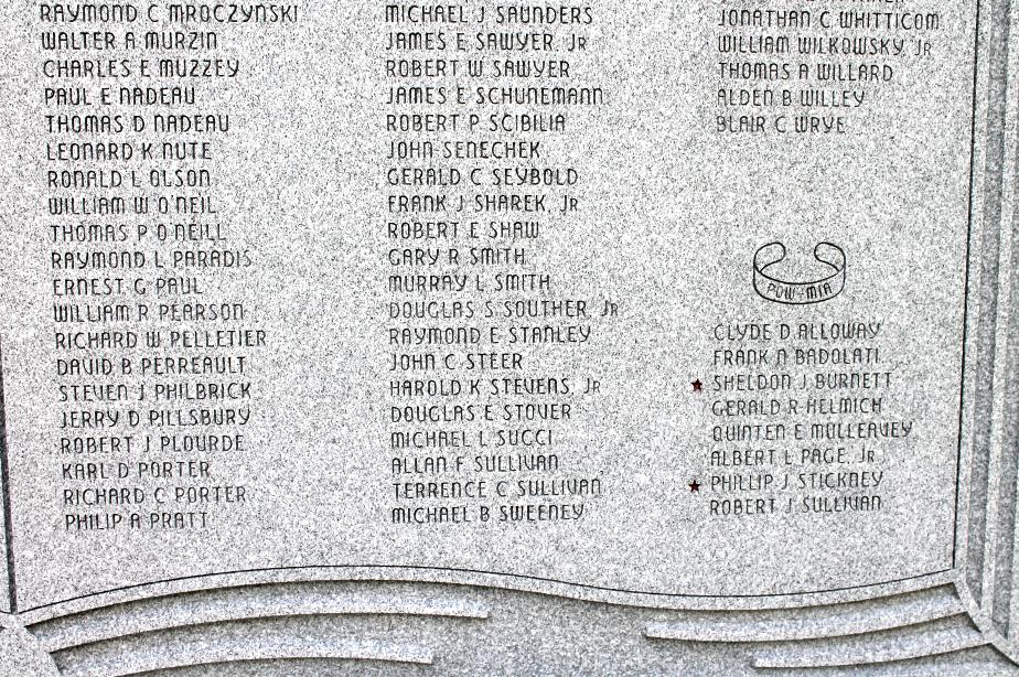 NH State Veterans Cemetery - Vietnam Casualty Memorial