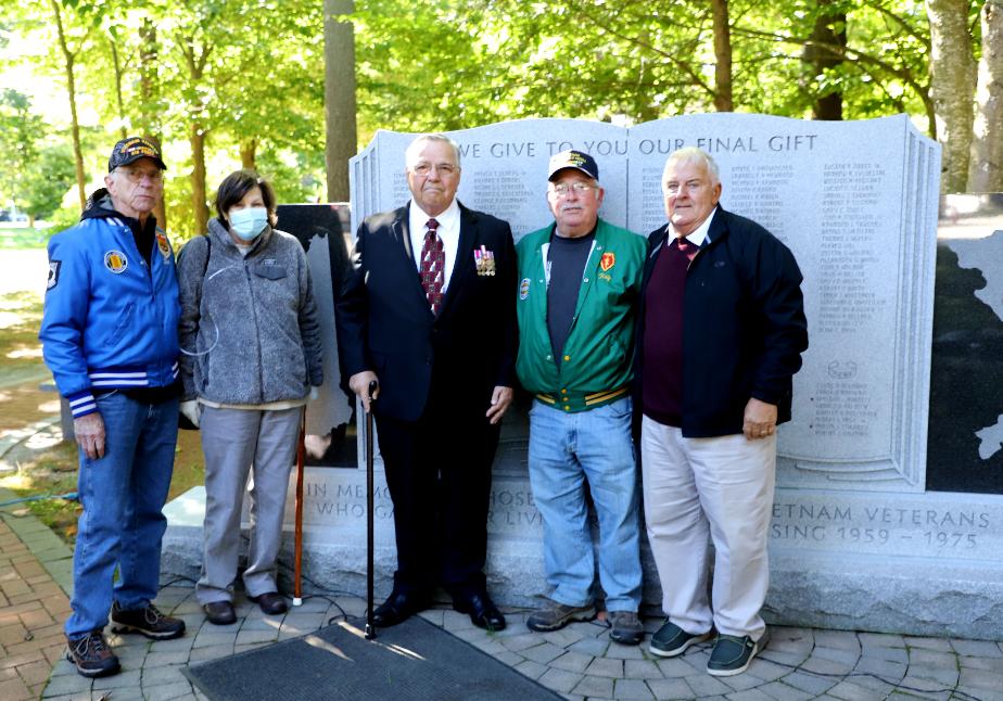 NH State Veterans Cemetery 25th Anniversary - John E Blair Ray Goulet Roger Desjardins