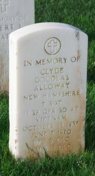 Clyde Douglas Alloway Portsmouth NH Vietnam War Casualty MIA