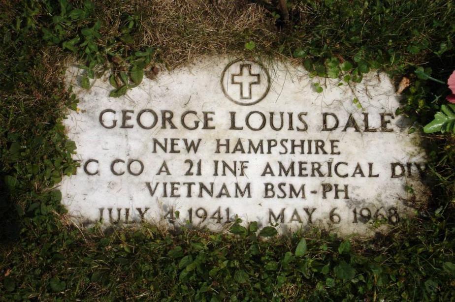 George Louis Dale - Vietnam War Casualty - Gorham New Hampshire