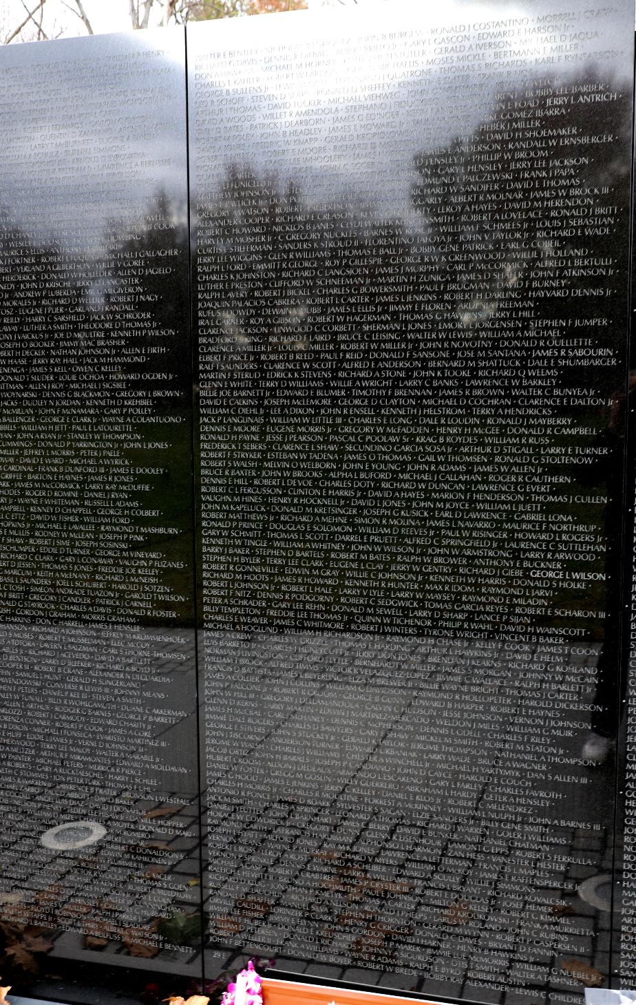 Vietnam Memorial Wall - Panel E-29 David Allan Bunker Line 87 Kingston NH