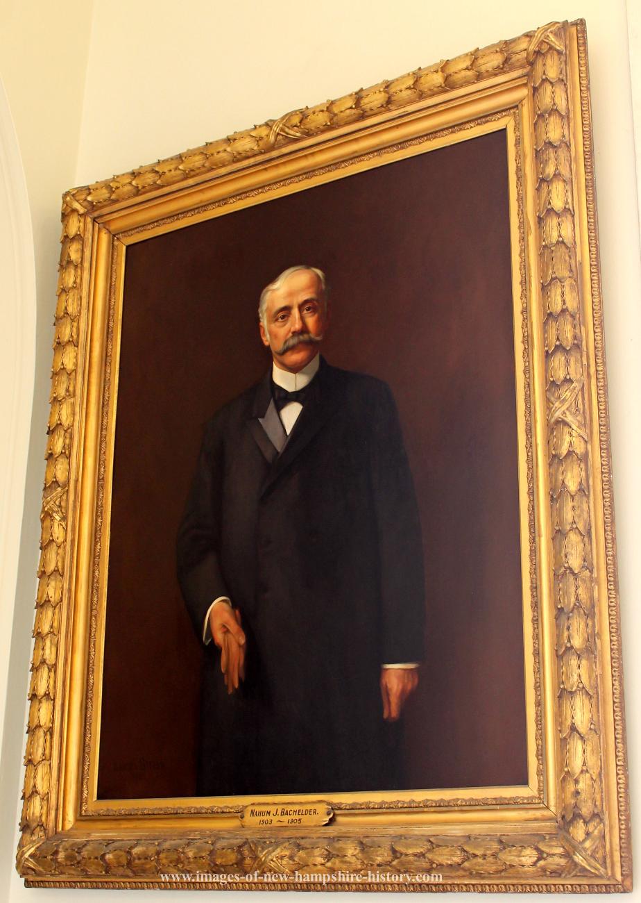 Governor Nahum Bachelder 1903 - 1904 NH State House Portrait