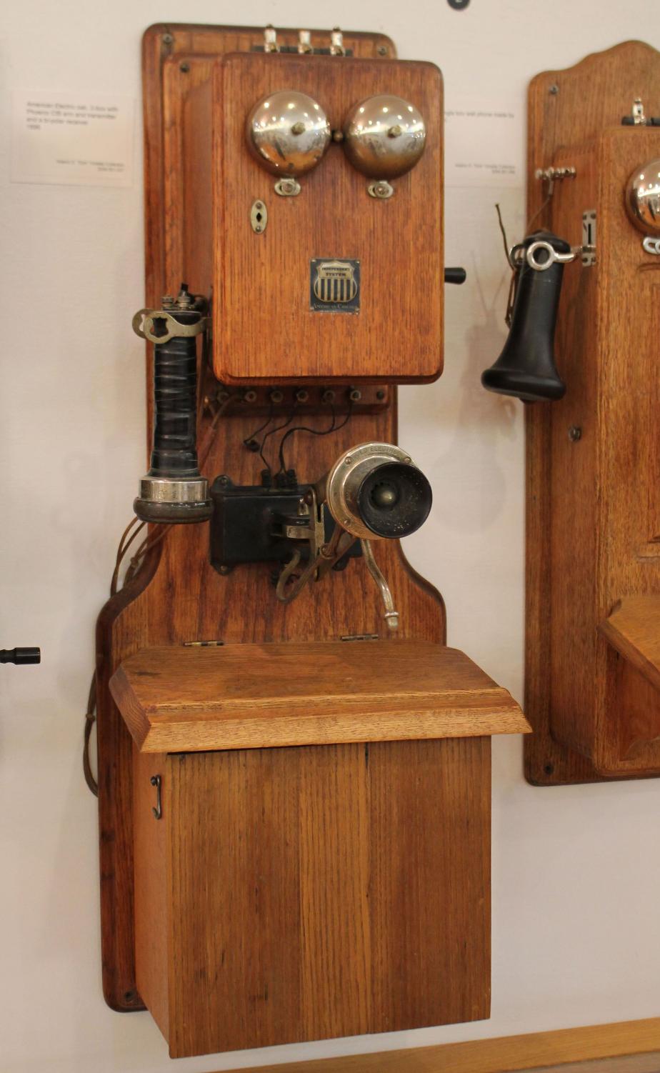 New Hampshire Telephone Museum - American Electric Oak
